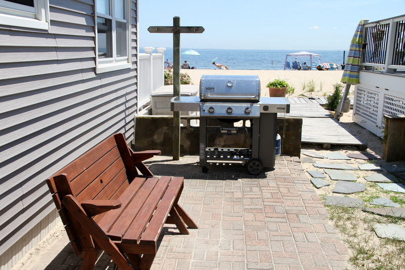 Patio with Grill and Bench